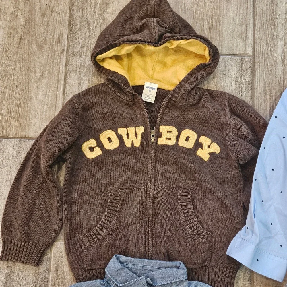 Old Navy Carters Gymboree Toddler‎ Boys Clothing 13pc Bundle Size 3T Plaid Denim